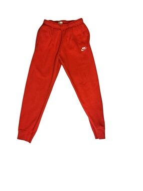 Nike joggers red size small